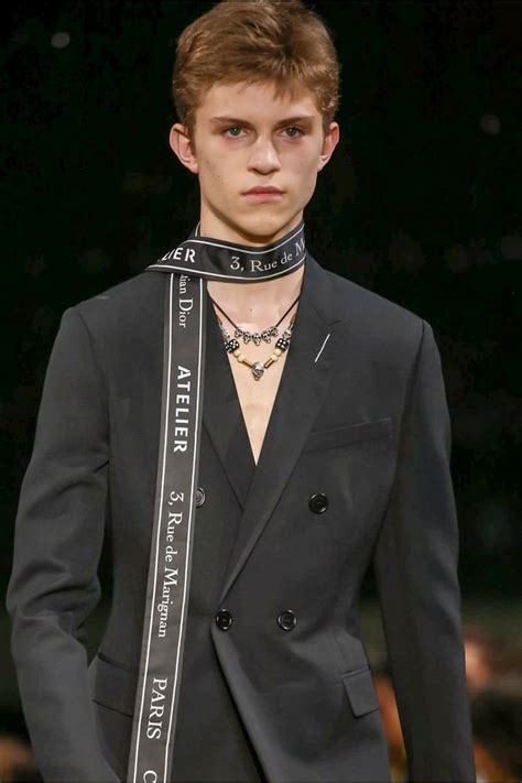 dior ss18 mens|Dior men's prom dress.